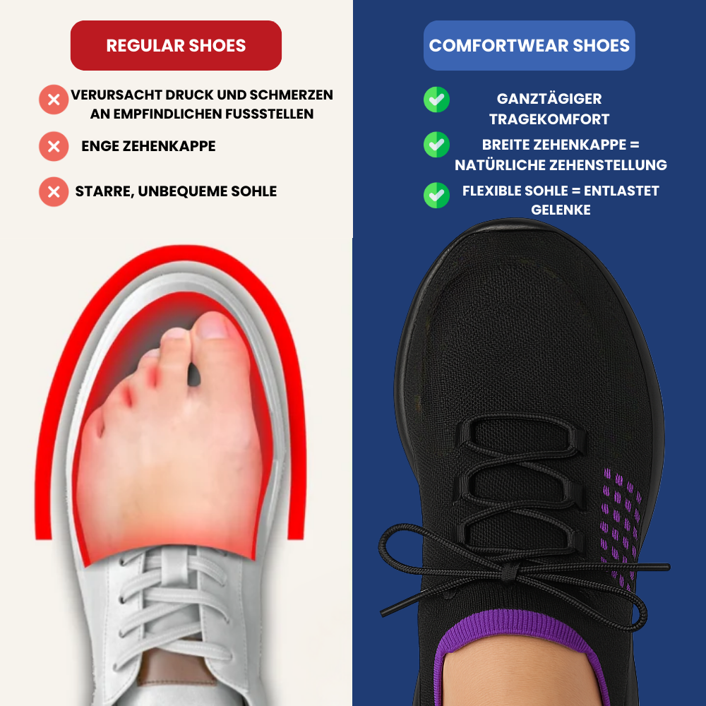 Ortho Stretch Komfort-Schuhe