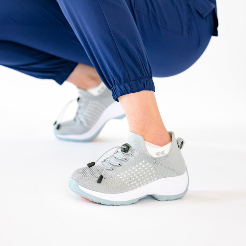 Ortho Stretch Cushion Shoes - Arctic White