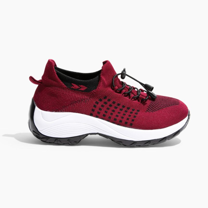 Ortho Stretch Cushion Shoes - Red