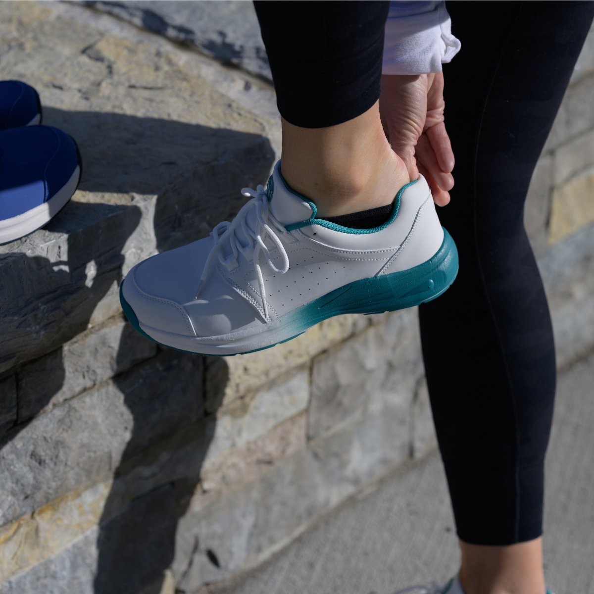 Stride Cushion Shoes - Turquoise