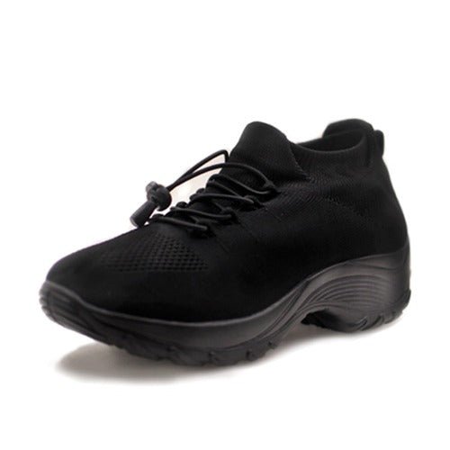 Ortho Stretch Cushion Shoes - Midnight Black